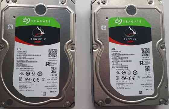 Жесткий хард диск HDD Hard Disk Seagate IronWolf Pro NAS 4TB 2шт. Киев