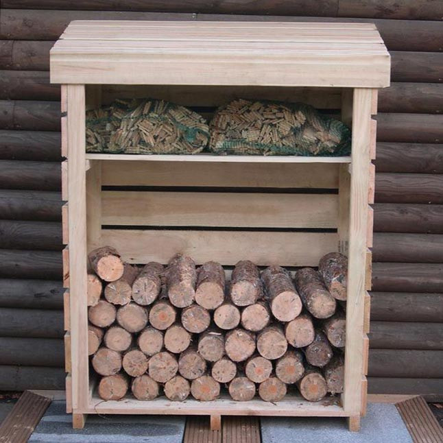 Дровница деревянная 