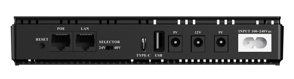 Джерело безперебійного живлення Yepo DC-UPS YP-36W/12000mAh LiFePO4 DC-9V/12V/24V/48V (UA-112969) ( 10871 ) Харьков - изображение 4