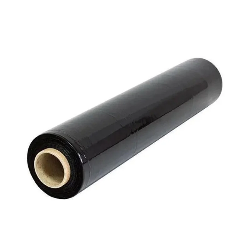 Чорна стрейч-плівка для пакування 500 мм, щільна пакувальна плівка для речей, маркетплейсів та переїзду Одеса - фото 1