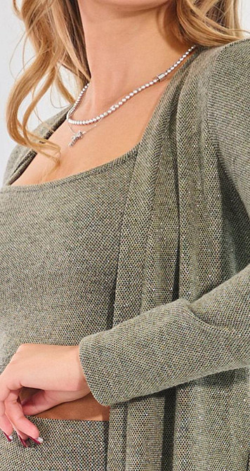 Костюм із джерсі трійка з топом (44) Київ - фото 3