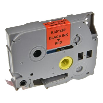 Лента для принтера этикеток UKRMARK RL-B-T421P-BK/RE, аналог TZE421. 9 мм х 8 м (900247) Винница - изображение 1