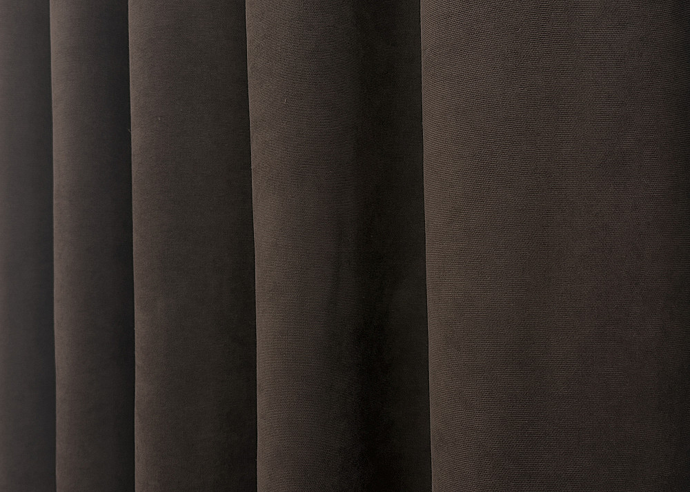 Комплект готовых штор VR-Textil Микровелюр Petek № 1829ш Венге 200х290 см 2 шт (32-143) Киев - изображение 7