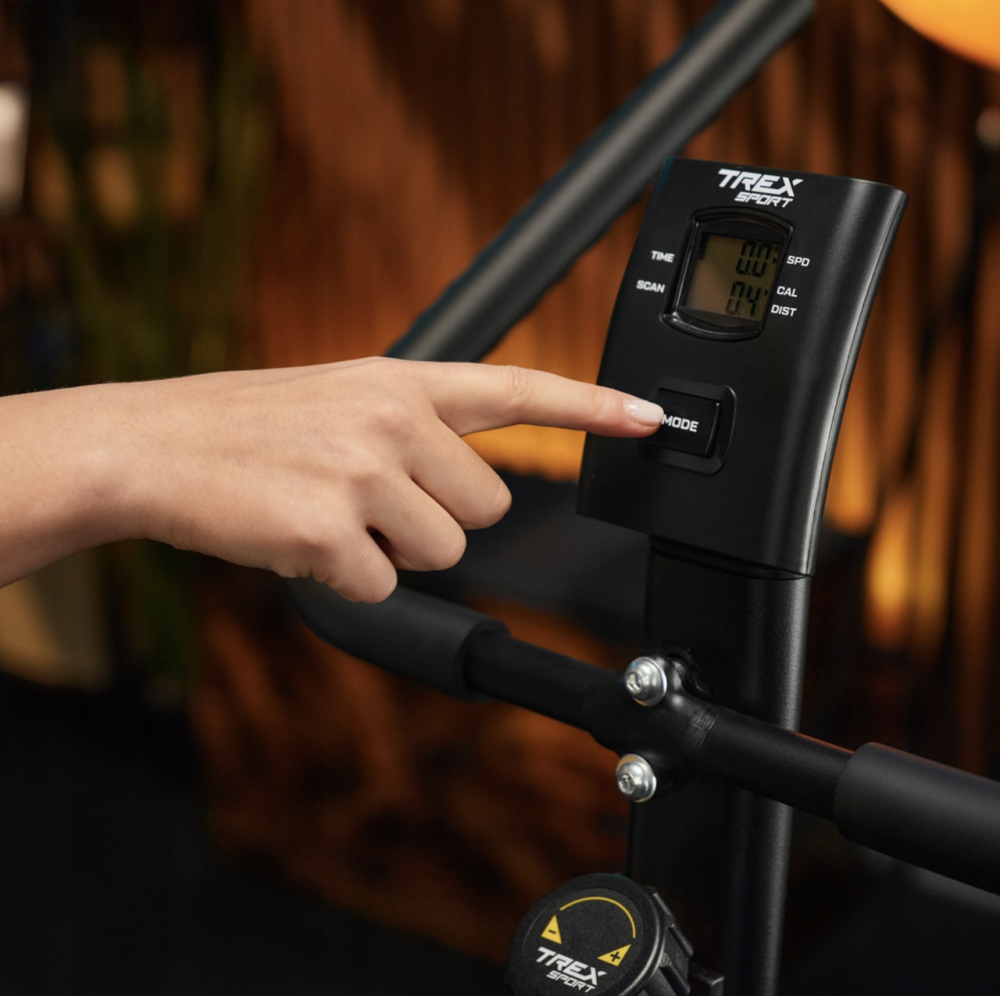 Домашний велотренажер TX-250BB JOLT компактный механический для ног фитнеса кардио и оздоровления серый Киев - изображение 8