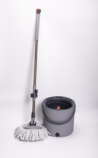 Набір для прибирання з телескопічною шваброю та відром Київ - фото 9