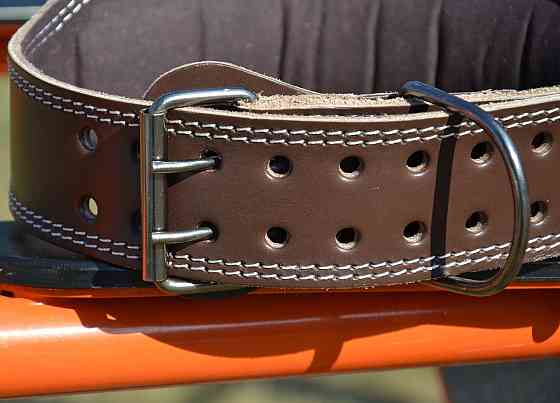 Пояс для важкої атлетики MadMax MFB-246 Full leather шкіряний Chocolate brown XXL Каменское
