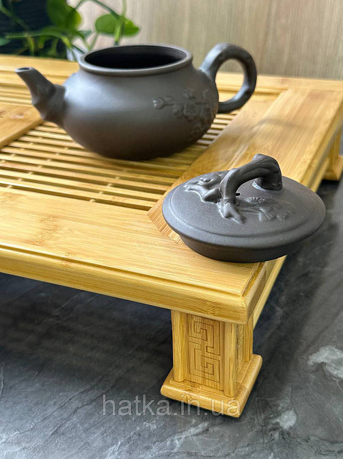 Чайник заварювальний ісинська глина 450 мл "Канзан" темний Т2510-1 Київ - фото 2