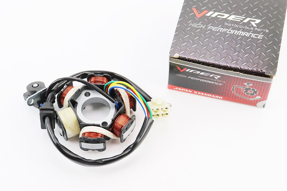 Статор магнето (генератора) (6 котушок роз'єм "мама 4+1") Київ - фото 1