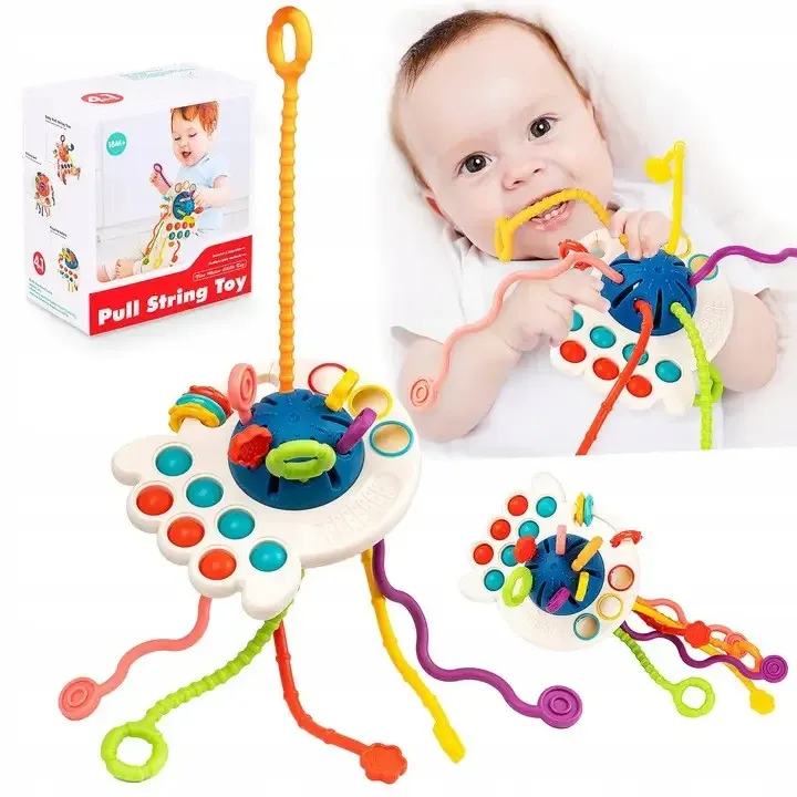 Погремушка-прорезыватель Монтессори 