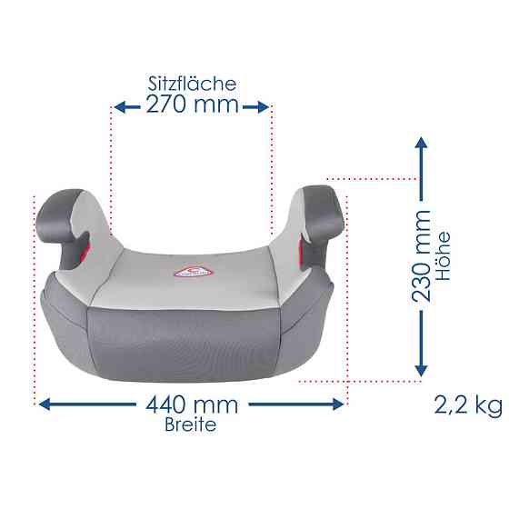 Автокрісло бустер "JR5", Capsula, 15-36kg, 4-12років, сірий, 773020 Київ