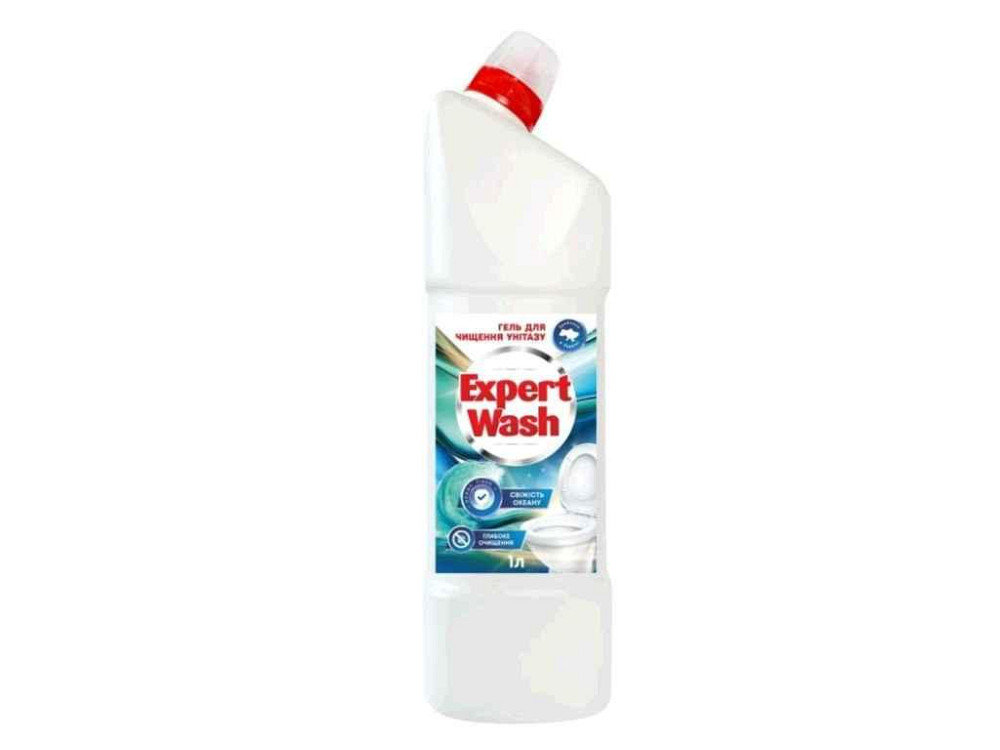 Гель для миття унітазу 1л «Океан» ТМ Expert Wash Київ - фото 1