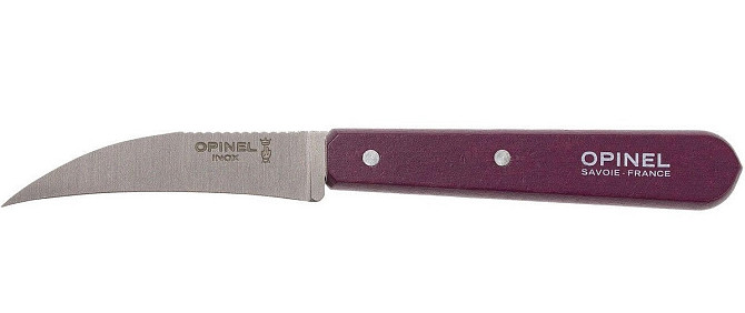 Кухонный Нож изогнутый для очистки овощей и фруктов Opinel No.114 