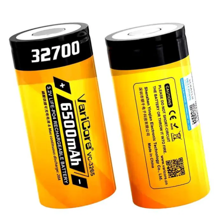 Акумулятор 32700 VariCore LIFE-PO4 6500 mAh 3.2 V (VC-3265) N 55A Жовтий Київ