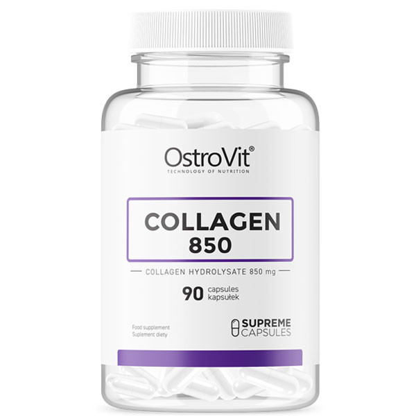 Колаген Ostrovit Supreme Capsules Collagen 850 mg 90caps Луцьк - фото 1