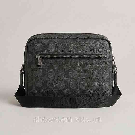 Мужская горизонтальная брендовая сумка Coach (2514) Киев