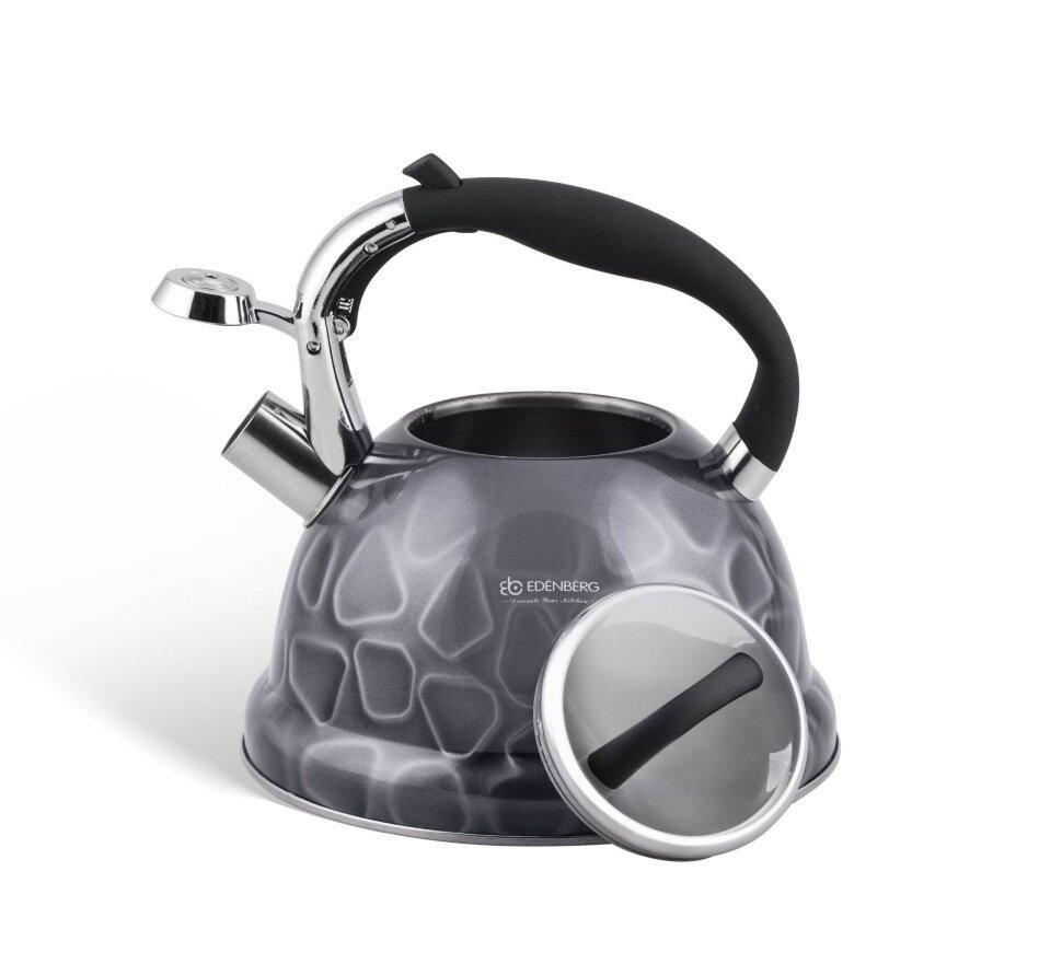 ЧАЙНИК (НЕРЖАВЕЙКА) 3Л СО СВИСТКОМ - EDENBERG - EB-1910 Одесса - изображение 5
