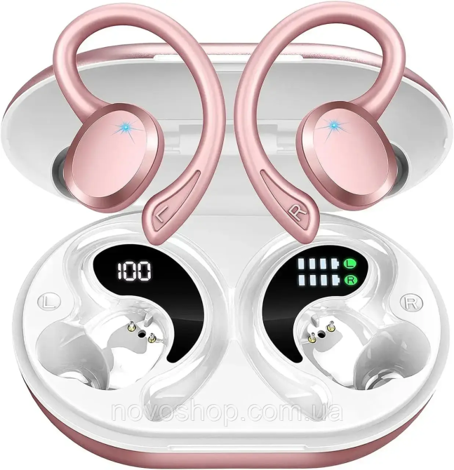 Уценка Беспроводные наушники Rulefiss Q38 Bluetooth 5.3 Hi-Fi TWS с HD-микрофоном, IP7, 48 часов автономной работы Киев - изображение 1