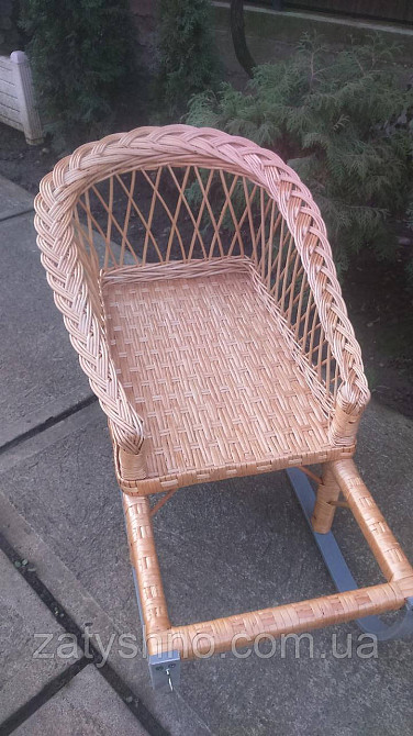 Санки плетеные детские со спинкой Киев - изображение 8