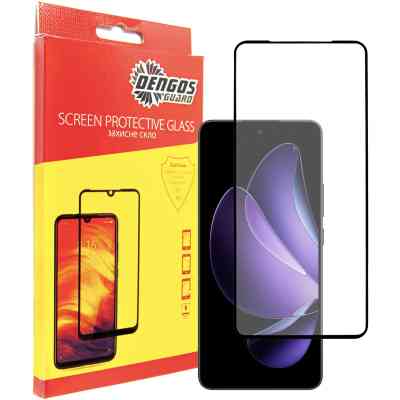 Скло захисне Dengos Full Glue OPPO Reno13 F 4G (black) (TGFG-395) Вінниця