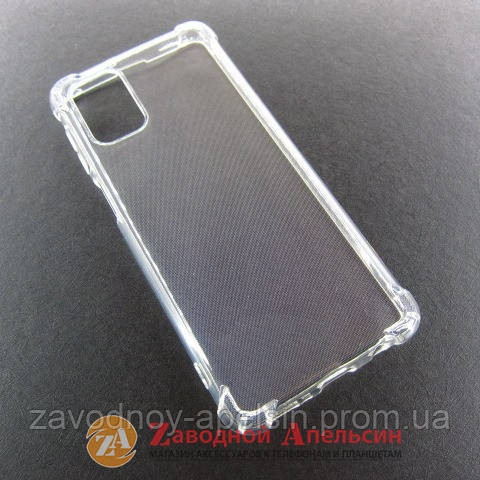 Samsung M31s M317 прозорий чохол посилені кути Одеса - фото 1
