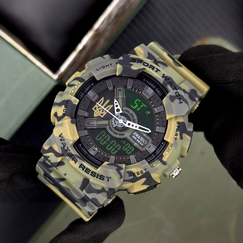 Awarder 005 Тризуб золото Camo Green Київ - фото 7