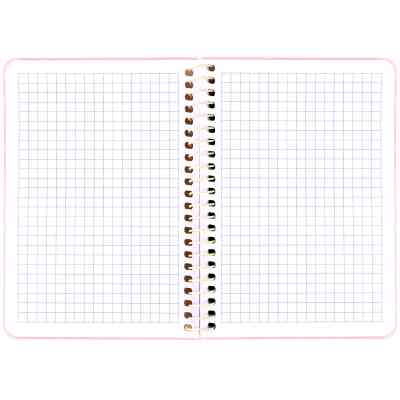 Блокнот Axent на спирали B6 80 листов, клетка, пластиковая обложка, оранжевый (8463-3-A) Винница