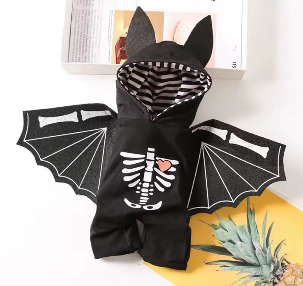 Косплей для собак і котів Кажан S на Хелловін чорний Київ - фото 6