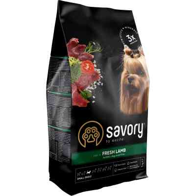 Сухий корм для собак Savory Small Breeds rich in Fresh Lamb 1 кг (4820232630310) Вінниця