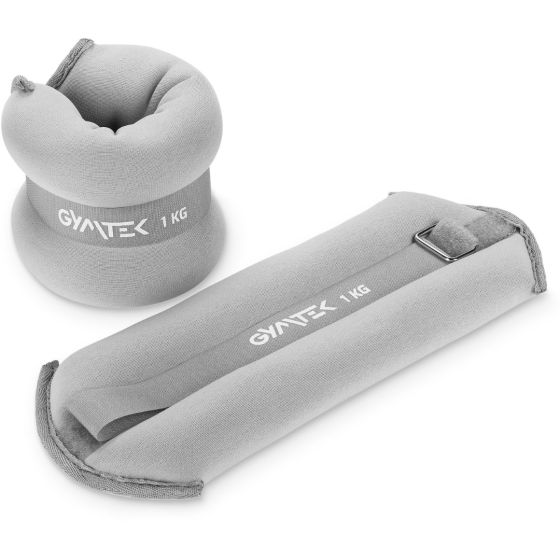 Утяжелители Gymtek для рук и ног 2 х 1 серый Киев