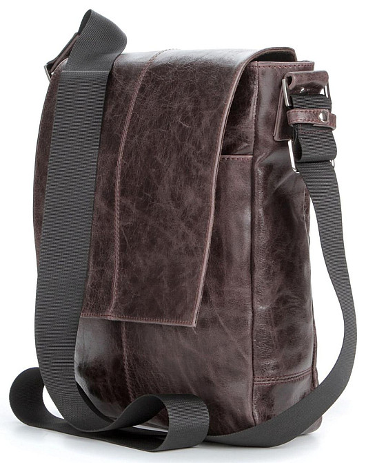 Сумка кожаная Коричневая (SHVIGEL) Киев - изображение 16