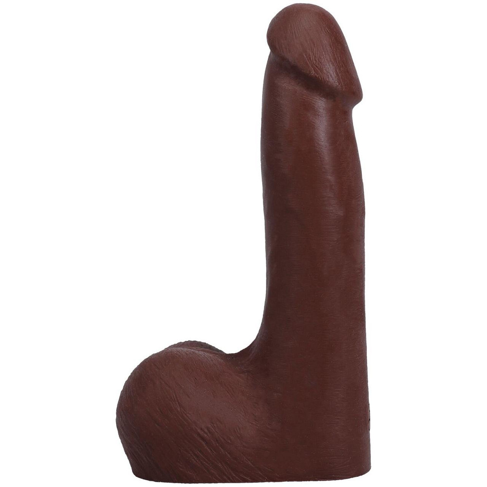 Фалоімітатор Doc Johnson The Realistic Cock ULTRASKYN - 7 Inch with Balls Chocolate Sex Aura Київ - фото 2