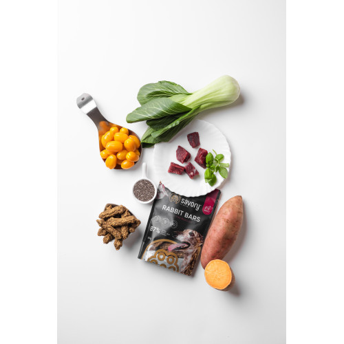 Джерки Savory Bars With Rabbit батончики для собак з кроликом 100 г Київ - фото 8