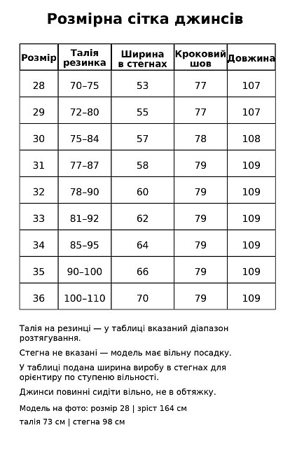 Джинсы женские Immet 5606-8602 палаццо талия на резинке тенсель голубые, голубой, 35, 35, 96 см, 123 см Киев - изображение 18