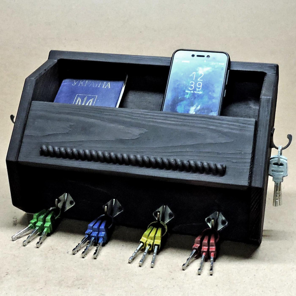 Ключниця дерев'яна "Шенонсо" венге Миколаїв - фото 3