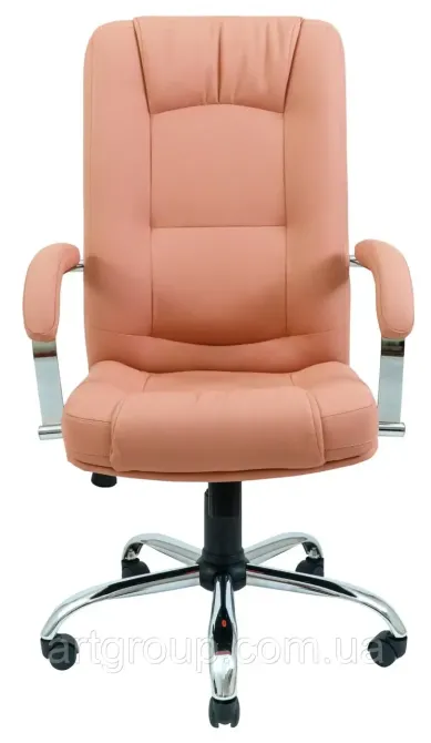 Офисное Кресло Руководителя Richman Alberto Fly 2202 Хром М3 MultiBlock Розовый Днепр - изображение 7