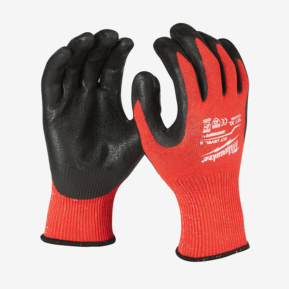 Перчатки MILWAUKEE с сопротивлением порезам 3/C уровня, 11/XXL Одесса - изображение 1