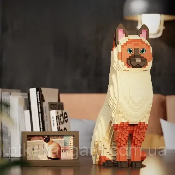 Конструктор сіамський котик із рамкою 2913 деталей DMG 007 Хмельницький