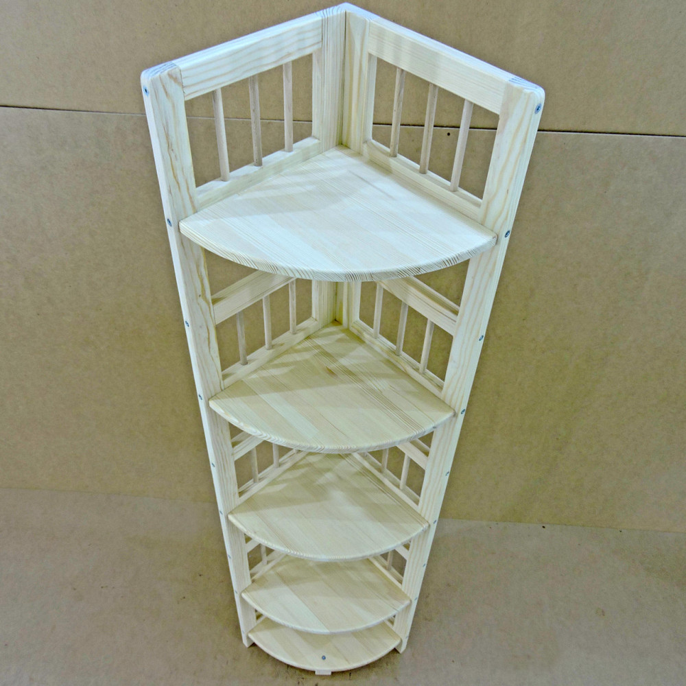 Стеллаж угловой для ванной 