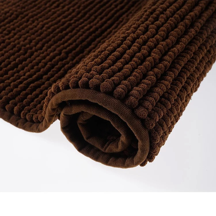 Коврик для ванны и душа Bathlux мягкий длинный ворс, нескользящий Коричневый 45х70 Каменец-Подольский - изображение 3