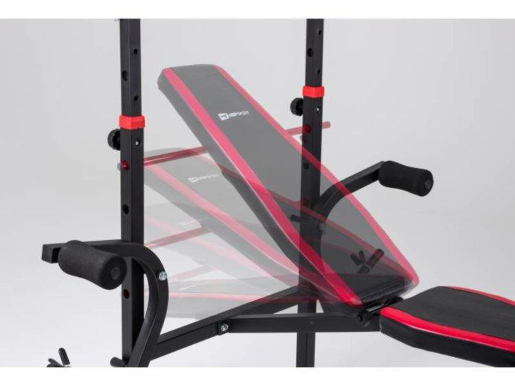 Скамья для жима с тягой + 4 грифа + 100 кг блинов Гантели, гири, штанги и диски АВС пластик комплект Киев - изображение 2