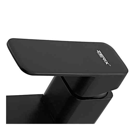 Чорний змішувач для умивальника Zerix LEB1-123 Харків