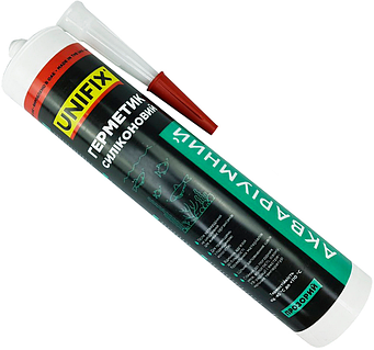 Герметик силіконовий акваріумний прозорий, 280мл Unifix Харків - фото 2