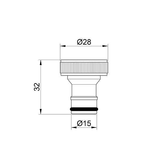 Thermo Alliance StandartШтуцер з адаптером 3/4" В SD140W2015 Київ