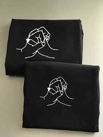 Парні футболки для хлопця та дівчини — Чорні ручки Чернівці