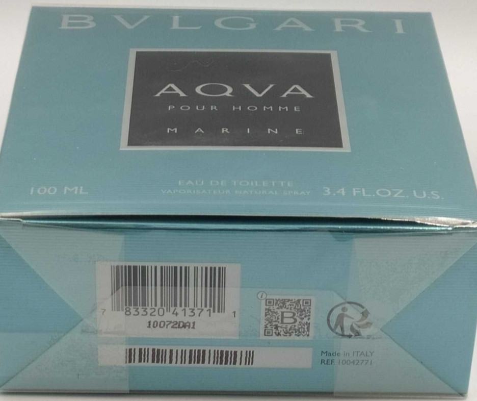 Парфюмерия: Bvlgari Agva Marine Pour Homme edt 100ml. Оригинал! Киев - изображение 3