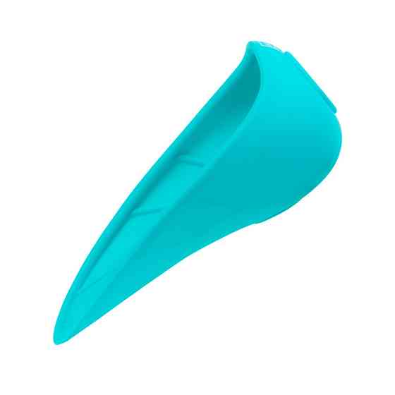 Поїлка-насадка на пляшку WAUDOG Silicone, 165х90 мм блакитний Київ