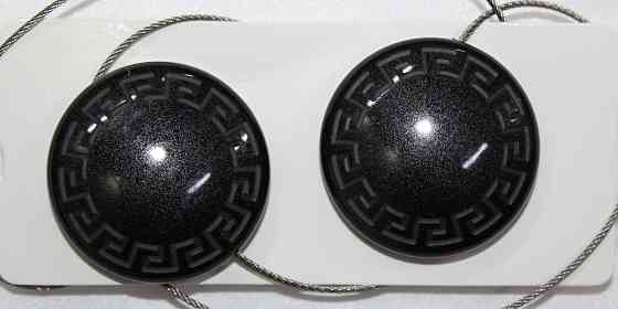 Магніти для штор і гардин (200м) Афіна набір 2 шт Чорний (81-111) Київ