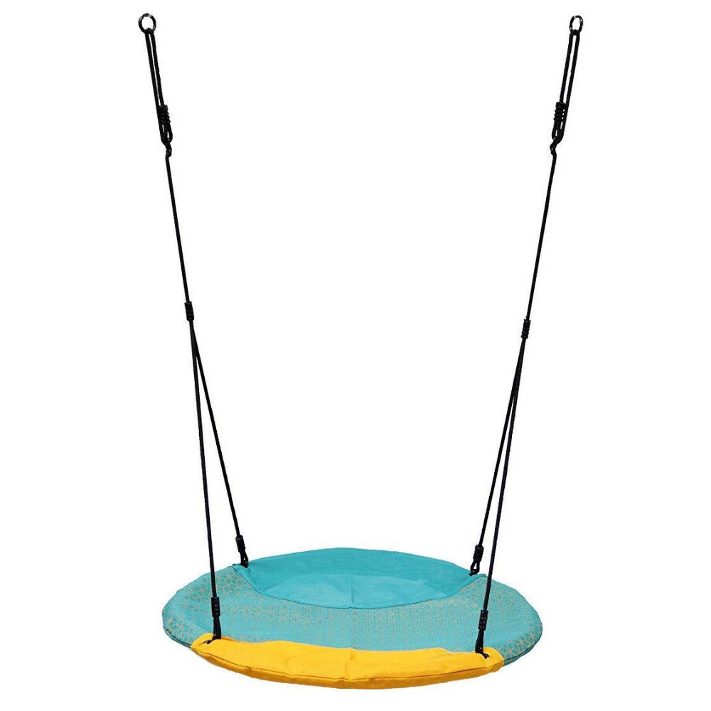 Гойдалка дитяча підвісна Гніздо KBT Winkoh Бельгія для дітей Бірюзовий Київ - фото 2