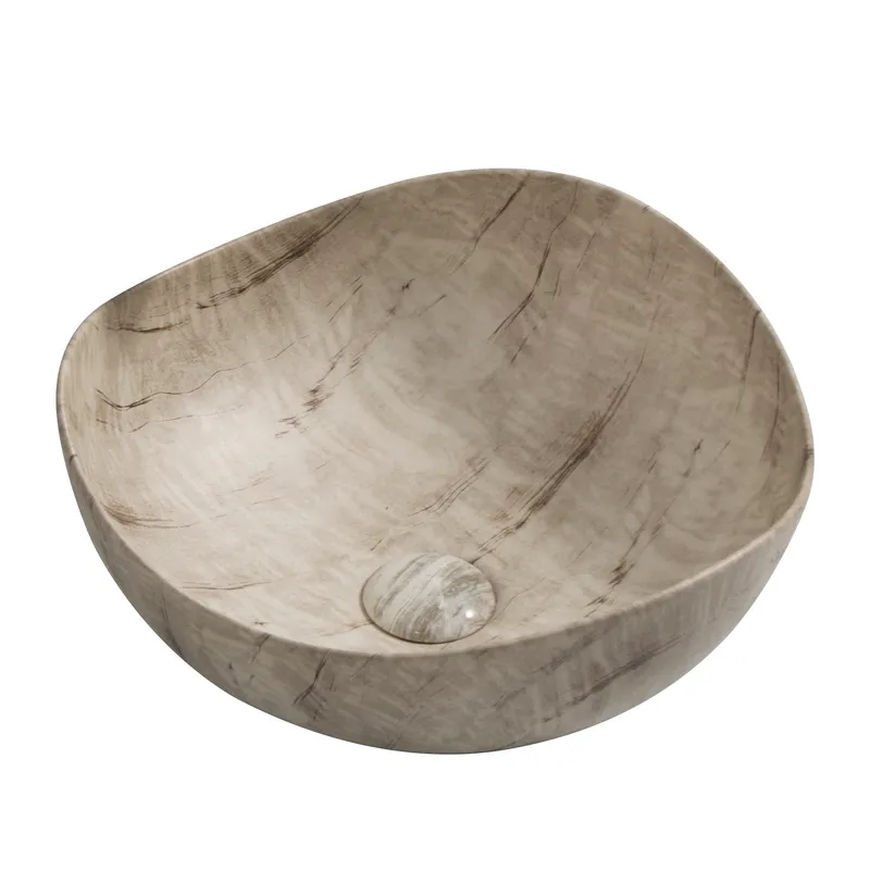 Раковина накладна Mixxus Premium WAVE-0103 MARBLE 380х380х170mm   ( MP6532 ) 27290 Харьков - изображение 1