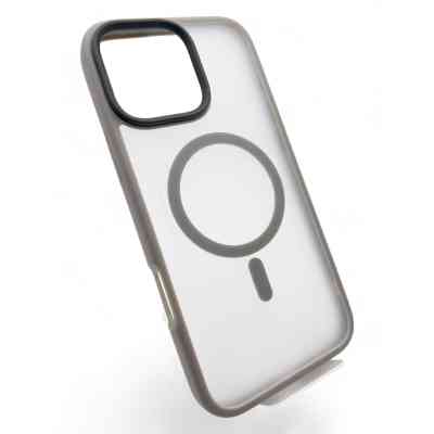 Чехол для мобильного телефона BeCover Metal Buttons Case (MagSafe) для Apple iPhone 16 Pro Max Gray (712101) Винница